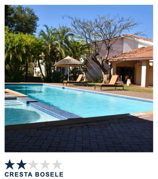 Cresta Hotels - from BWP 950