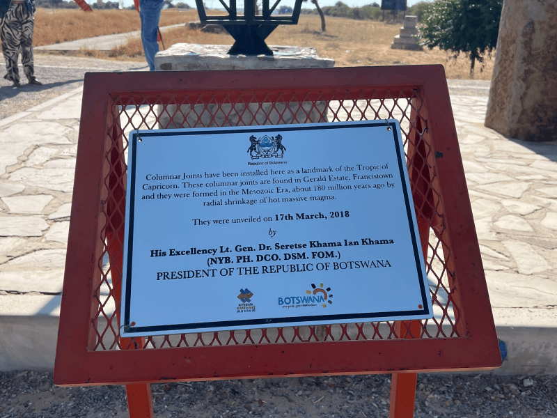 Tropic of Capricorn Monument