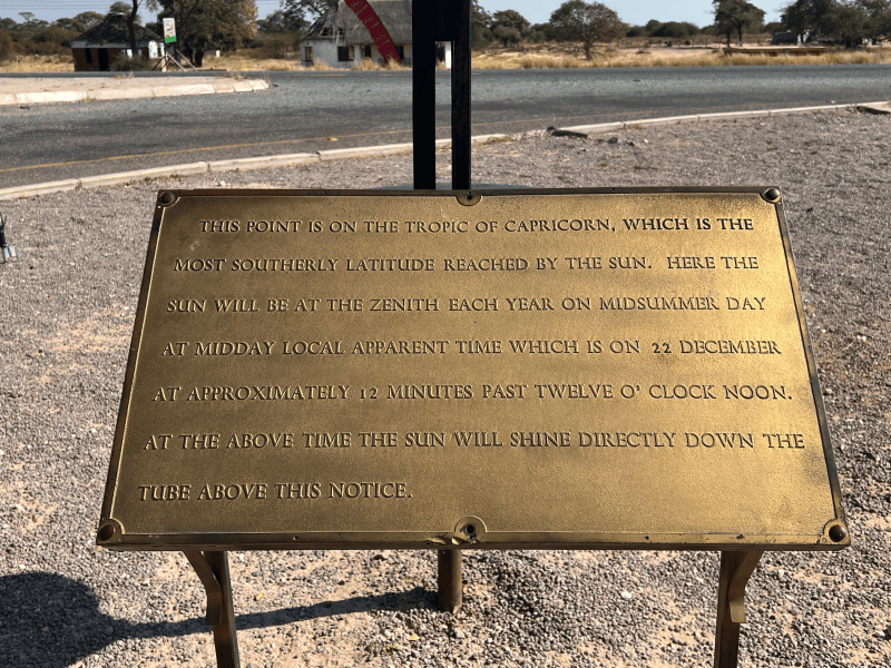Tropic of Capricorn Monument
