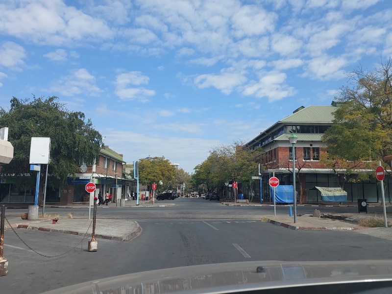 Francistown CBD Shopping Area