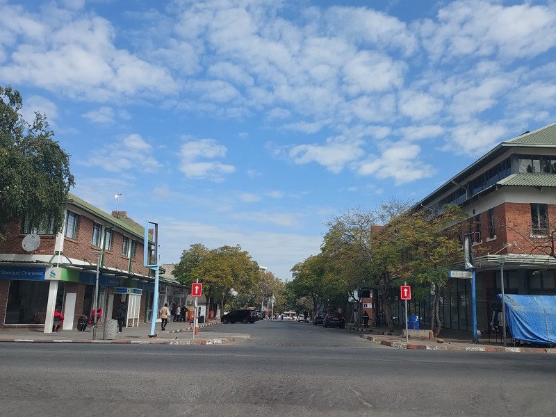 Francistown CBD Shopping Area